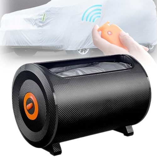 Automatische Autoabdeckung, tragbare intelligente Mobile Auto-Markise mit Fernbedienung, vollständige Fahrzeugabdeckung, isolierte Sonnenschutzabdeckung für Auto, SUV, MPV, Limousine