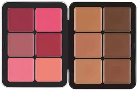 Rouge-Palette, Creme, Foundation-Palette, Concealer, langer Halt, schmutzabweisend, , langer Halt, schmutzabweisend, natürliches Aussehen, formbar – mattes Finish ohne Cruaut