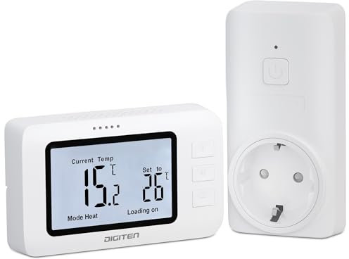 Regulador de calefacción para bricolaje, termostato de enchufe, sistema de calefacción/refrigeración, adecuado para el witwe A/C, ventiladores, calefacción, para familias, habitaciones,