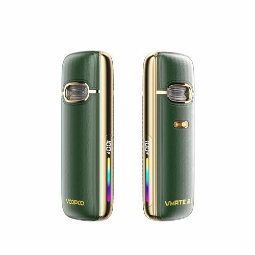 VMATE E2 | VOOPOO VMATE E2 Pod Kit 30W 1500mAh 3ml VMATE Top Fill 0.4 Ω/0.7 Ω - Sigaretta elettronica vaporizzatore - Senza e-liquid, senza nicotina (Emerald Green)