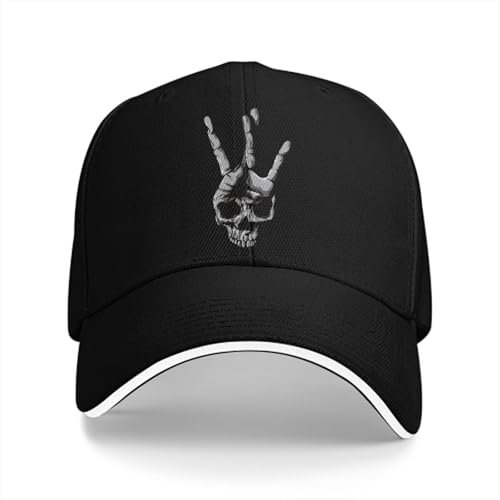 YCYLYLYC Reine Farbe Papa Hüte Westside Hand Herren Hut Sonnenblende Baseballmützen Mexikanischer Schädel Santa Muerte Schirmmütze