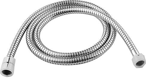 Janmobrian Duschschlauch,Brauseschlauch Zubehör for das Badezimmer 1.5M Brauseschlauch 304 Edelstahl Heizung Schläuche Badeprodukte