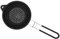Scolapasta pieghevole in silicone, manico pieghevole, colino da cucina per pasta e verdure, lavabile in lavastoviglie (nero)