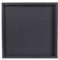 Yinj9562fg Palet de riego de Plantas de imitación de Cemento, macetero Cuadrado for Interior y Exterior con bandejas de Goteo(Negro,XS)