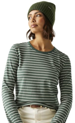Regatta Womens Federica Long Sleeved T-Shirt Jersey Crew Neck Top