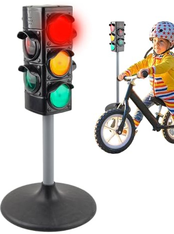 Generico Spielzeugschild für Kinder - 30 cm pädagogische Ampel, interaktive Soundlampe | Flexible und bequeme Sicherheitsanzeige für das Lernen im