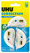 UHU Korrekturroller Mini – schnelles, sauberes und präzises Korrekturband, weiß, 6 m x 5 mm, 3 Stück