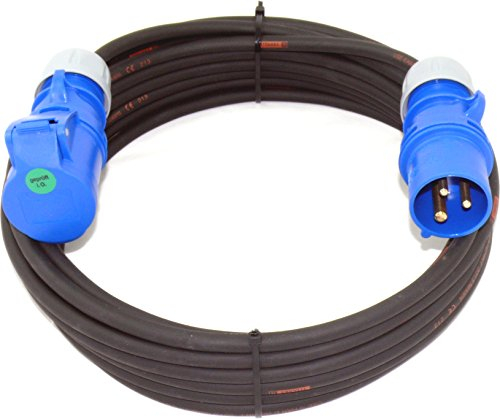 Camping Kabel 20 Meter CEE verlängerungskabel 20m außen TITANEX 3x1,5 PCE Strom Wohnwagen Kabel landstromanschluss wohnmobil Caravan Adapter verlängerung stromkabel verlaengerungskabel Outdoor