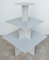 Dila GmbH Pyramidentisch Chicago 90x90 cm lichtgrau