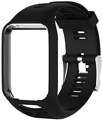 LICHIFIT Bracelet en TPE pour TomTom Adventurer Golfer 2 Runner 2/3 Spark/Spark 3 Montre de sport GPS