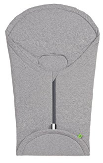 Odenwälder Jersey Schalensäckchen für Schalensitz Gruppe 0, Farbe:melange silber
