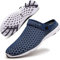 Ciabatte da Spiaggia Donna Zoccoli e Sabot Uomo Scarpe da Mare Doccia Pantofole da Giardino Ciabatta da Piscina Estive Blu Scuro 42