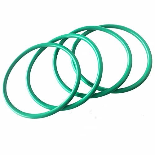 FKM Grünes Fluor-Gummi-O-Ring, hochtemperaturbeständiges Dichtungsring-Sortiment, für Lager, Pumpen, Straßenwalzen, Wasserleitungen, Ventile, O-Ringe, 74 x 2 mm (50 Stück in einem Beutel)