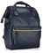 Kah&Kee Leather Laptop Backpack for Women, Waterproof & Anti-Theft, Ideal Nappy Bag for Work, Travel, Doctors & Teachers (Navy II)