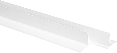 LEMAL Tapeteneckleiste - Maler Eckenwinkel Kantenschutz L-Profil Tapetenzubehör weiß 23x23mm (TE0101 30 Meter Sparpaket) Renovieren Sanieren Modernisieren