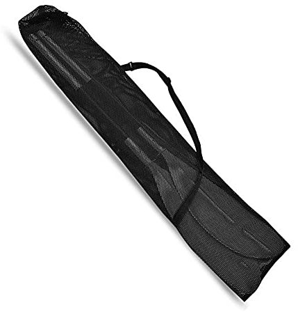 Gcroet Paddle Bag for 2 Paddles,130cm Canoe Paddles Storage Bag with Adjustable Strap,Fishing Paddle Carry Bag,Portable Nylon Mesh Boat Canoe Paddle Pouch,Long Boat Canoe Paddle Storage Bag