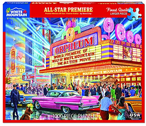 White Mountain Puzzles All-Star Premier - 1000 Piece Jigsaw Puzzle