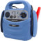 cartrend tragbare Energiestation mit Starthilfe-Funktion und integriertem Kompressor bis 7 bar, USB- und 12 V Kfz-Anschluss, 600 A, blau