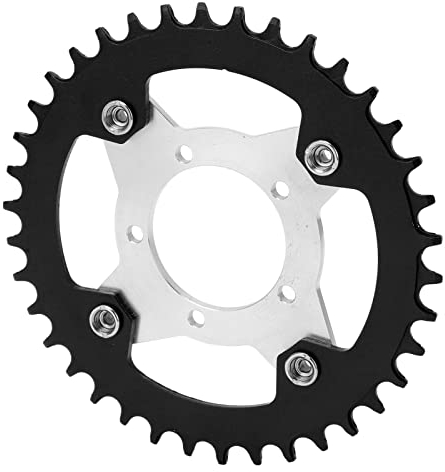 Keenso 38T 104BCD Kettenblattadapter für Mittleren Antrieb, Kettenblattadapter für Elektrofahrräder für Zentralantriebsmotor BBS01(Schwarz) Zubehör für die Umrüstung von