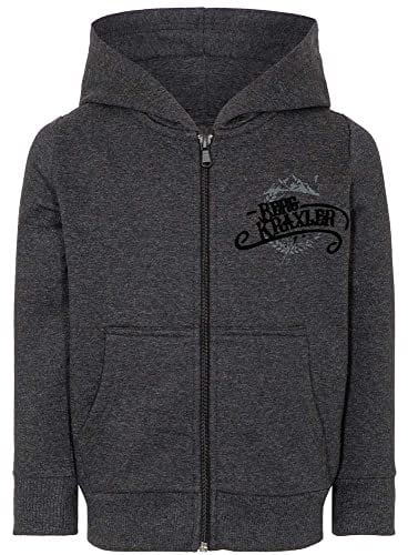 Hangowear Kapuzenjacke Zacharias Kids | Berg Kraxler Hoodie dunkelgrau | Jungen 146-152