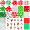 685 Stück Weihnachtsperlen für die Schmuckherstellung, Kalolary Weihnachts Emaille Anhänger Acryl Schneeflocke Weihnachtsbaum Polymer Ton Perlen Weihnachtslegierung Anhänger für Halsketten Armbänder