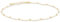 CERSLIMO Kette Gold, Sterling Silber 925 Vergoldet Choker 14inch Halskette 35cm ohne Anhänger für Frauen Mädchen Damen