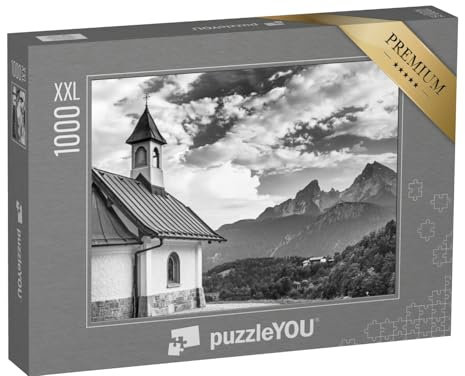 Puzzle 1000 Teile XXL „Blick auf den Watzmann vom Jenner im Nationalpark Berchtesgaden“