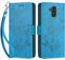 Funda para Huawei Mate 20 Lite,Fundas Huawei Maimang 7 Libro con Tapa de Cuero Piel Billetera Cover con Kickstand, Hebilla Magnetica, Ranuras Tarjetas Carcasa para Huawei Mate 20 Lite (Azul)