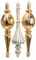 40cm 3er-Set Große Weihnachtskugeln Christbaumschmuck Bruchsichere Endstück-Tropfen-Ornamente Weihnachtsbaumspitze Dekorationen, Weihnachtsornamente für Weihnachtsbaum Christbaumkugeln, Bronze Silber