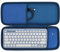 Lebakort Hard Carry Case Compatible with Logitech Pebble Keys 2 Combo K380s K380 Wireless Keyboard + M350 Pebble Mouse Combo (Blue Case)