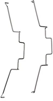 Paopaoldm CPU-Kühlerhaken, feste Halterung, Lüfterschnalle, elastische Edelstahl-Lüfterschnalle, 2 Stück/Set, CPU-Lüfterhalterung