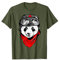 Mao Mütze Biker Motorrad Panda T-Shirt