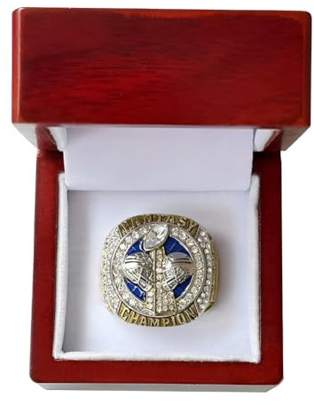 MCBEAN Fantasy Football Championship Ring 2024 FFL Champion Ring Rugby Sport Souvenir Geschenk für Fans Männer Alumni Freunde,9#