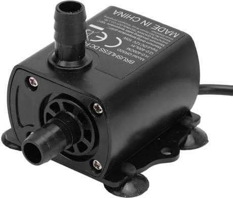Tauchwasserpumpe, 400 L/h Tauchpumpe mit 13,12 Fuß Hub, Mikrobürstenlose, Extrem Leise Wasserpumpe, Springbrunnenpumpe für Teich, Hydrokultur, Statuen, Wasserfall, Aquarium