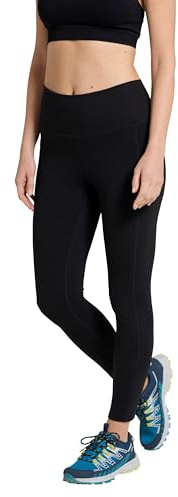 Mountain Warehouse Breeze Womens Full Length Hiking Leggings Black Women's Size 20