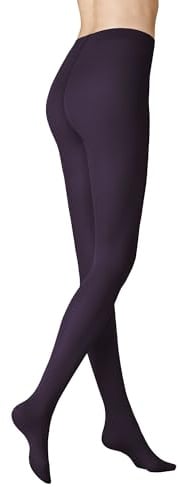 KUNERT Damen Strumpfhosen Velvet 40 semi-blickdicht matt-schimmernd 40 DEN Night-Lilac 1537 44-46