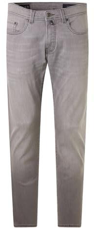 Pierre Cardin Herren Denim PC-Lyon | Männer Hose | Tapered Fit | Light Grey Used Mustache 8146 9846 | 33W - 32L
