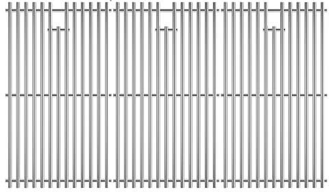 43,2 cm Edelstahl-Grillrost für Charbroil Tru Infrarot Grill Ersatzteile 463242715 463242716 463276016 466242715 466242716, Grillersatzteile für Nexgrill 720-0882A BHG 720-0882A BHG 720-0882