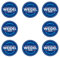 24 Stück Aufkleber 4cm rund Weidel 2025-Alternative für Deutschland Neuwahlen AfD Sticker Sparpack gut haftend Aktiv werden 5 cm