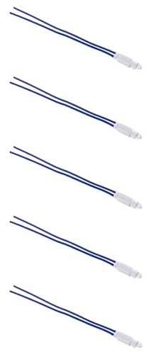 5 LUCI DI CORTESIA PER MODULI BASCULANTI, BLU, COMPATIBILE CON BTICINO LIVING, SPIA LUMINOSA PER INTERRUTTORI E PULSANTI, MODULI E FRUTTI 100% COMPATIBILI, MATERIALI DI ALTA QUALITA'