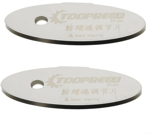Gdfnmogo 2 Pack Bicycle Disc Brake Pad,Adjustment Tool Alignment Spacer Stainless Steel Caliper Positioning Kit For Mountain Bike