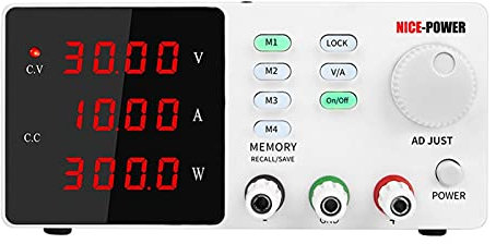 Fuente de Alimentación Regulable Laboratorio programable Encuentra la fuente de alimentación regulada 3 0V 10A 60V 5A 120V 3A DC FUENTES DE ALIMENTACIÓN FUNCIÓN DE MEMORIA AJUSTABLECIDA DE ALTA Precis