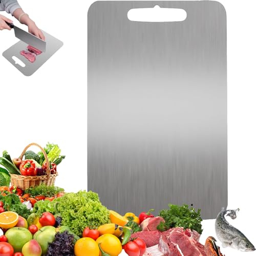 Katuchef Titan-Schneidebrett, 100% reines für die Küche, Katu Chef Titan-Schneidebretter für die Küche für Gemüse und Fleisch, einfach zu verstauen, Katuchef-Schneidebrett (L)