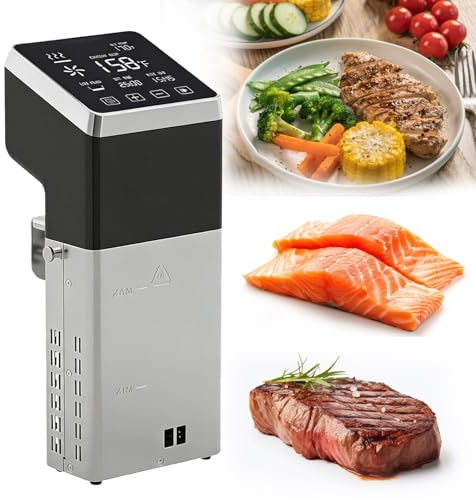 ORIDLECTAL Precision Cooker and Thermal Sous Vide Machine, Commercial Cooker 1600W with Powerful Pump Design, Accurate Temperature Timer for Steak, Seafood, Vegetables