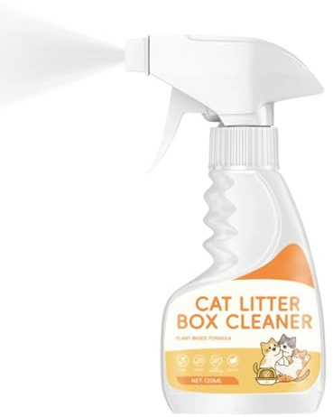 Katzentoiletten-Geruchsneutralisierer 120 ml Sprühnebel gegen Kotflecken | Katzentoiletten-Fleckenentferner für Wohnung, Wohnheim, Büro, Innenräume, Wohnzimmer, Garten, Terrasse