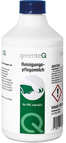 greenteQ Reinigungs- und Pflegemilch 500 ml Kunststoffreiniger Aluminiumreiniger Reinigungsmittel Reinigungsmilch