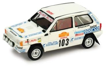 Scale Modell KOMPATIBEL MIT FIAT Panda GR.A N.103 Rally Sanremo 1982 C.GALLIANO-G.BIONDI 1:43 BRUMM BMK004