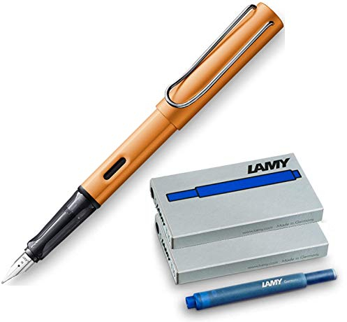 LAMY AL-star Füllhalter Aluminium (Bronze, M + Patronen)