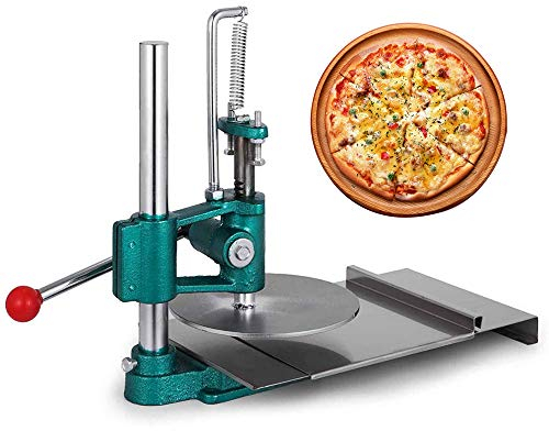 YUEWO Teig Pizza Gebäck Rostfreier Stahl Manuelle Pressmaschine, Tortilla Press (20CM)