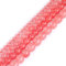Gem-Inside Perles rondes en quartz cerise naturel de 8 mm pour fabrication de bijoux - Fil de 38,1 cm